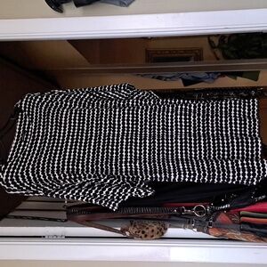 MARIMEKKO  dress  size large black and white pattern